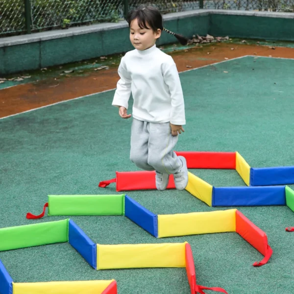 Children Fun Outdoor Games Jump Frame Drill Holes Toys Sensory Integration Training Kindergarten Kid Sports Props Multiple Plays - Image 2