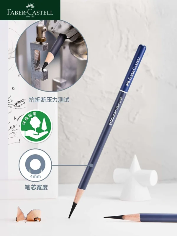 5/6PCS Faber Castell Goldfaber Charcoal Graphite Sketch Set EX-Soft Medium Hard Pencils for Drawing Sketching Shading Artists - Image 4