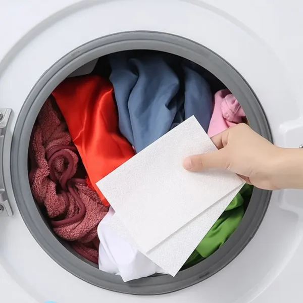50 PCS/Bag Laundry Tablets Laundry Paper Anti-Staining Clothes Sheets Anti-String Mixing Color Absorption Washing Accessories - Image 3