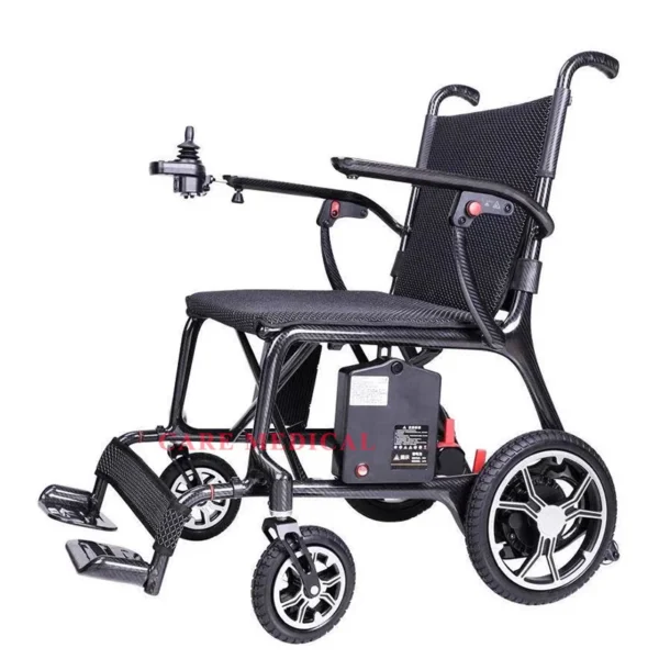 10KG New Design Ultra Light Lightweight Folding Carbon Fiber Electric Wheelchair That Can Be Used On Board.Airplane Travel Chair