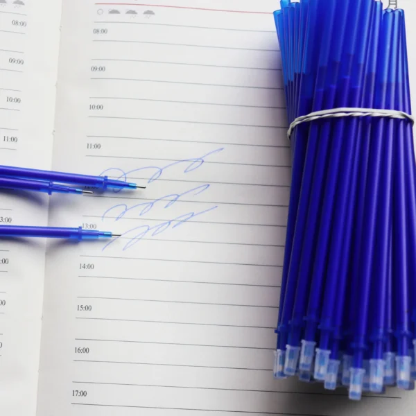 20 Pcs/Set Office Gel Pen Erasable Refill Magic Erasable Refill 0.5mm Candy Color Ink School Office Writing Tool Stationery - Image 3