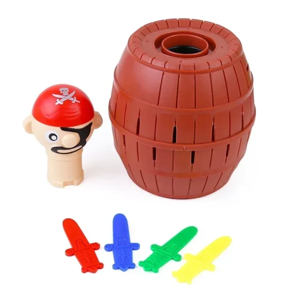 Funny Pirate Barrel Toys Lucky Game Jumping Pirates Bucket Sword Stab Tricky Toy Family Interactive Games For Child Kid Gift - Image 5