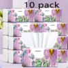 10 Packs of Facial Tissue, 270 Sheets Per Pack, Household Toilet Paper, Toilet Paper, Napkins Toilet Paper