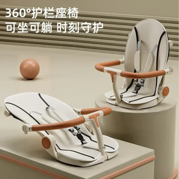 2024Ultra-light foldable children's two-way child trolley baby high view baby stroller - Image 5