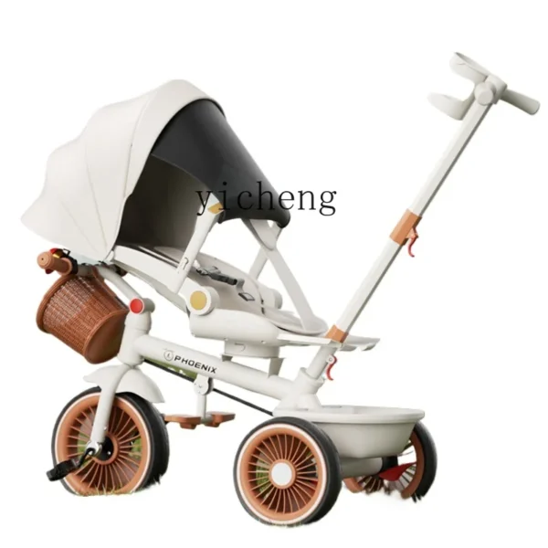 Tqh Children's Tricycle 1-3-6 Years Old Large Baby Stroller Baby Pedal Bicycle Walk the Children Fantstic Product