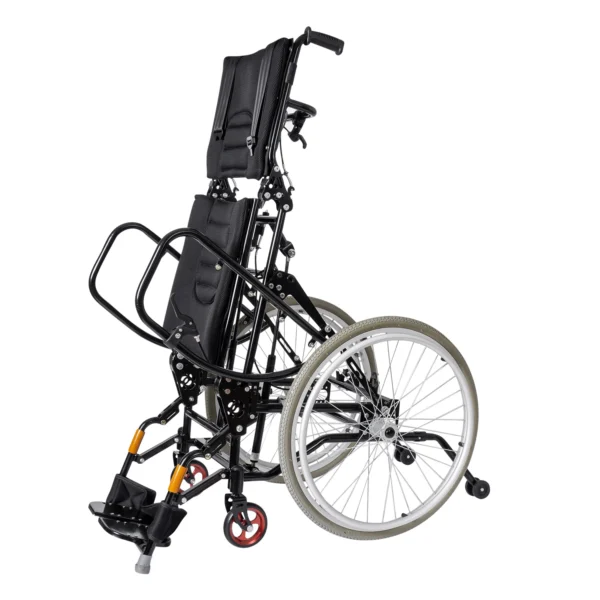 Best sale shanghai brand medical manual standing wheelchair for disabled lifting chair with factory price accept - Image 2