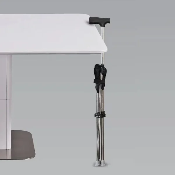 Climbing Stick Outdoor Multifunctional Triangular Stool Foldable Ultra-light Stainless Steel Travel Crutches for the Elderly - Image 3