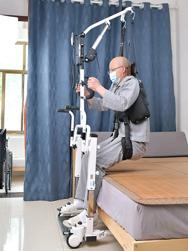 Multifunctional electric lift patient hemiplegia wheelchair disabled elderly home bathing care lifting transfer artifact