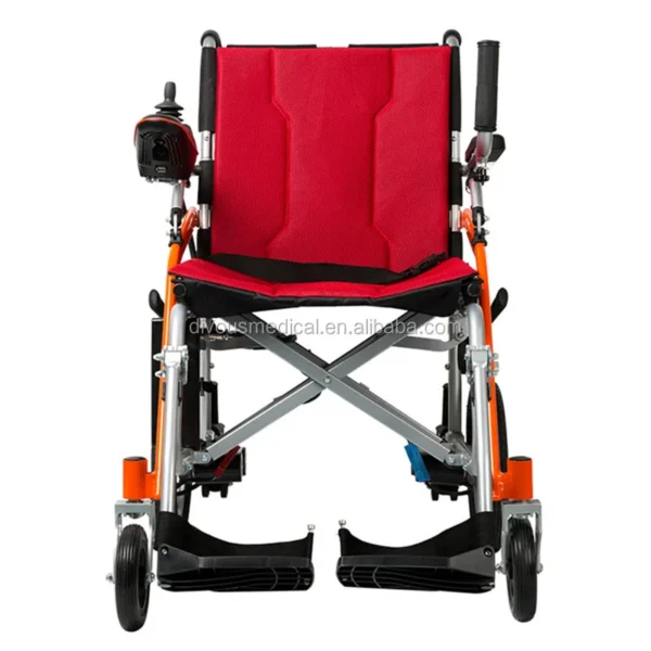 Free Shipping Lightweight Folding Aluminium Electric Mobility Wheelchair for the Elderly - Image 3