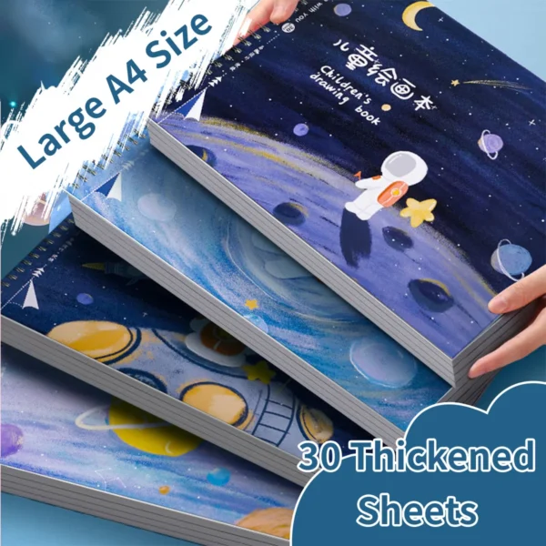 Kawaii Children's Paintings Early Education Graffiti Book Safe Without Fluorescent Agents Children's Education Art Supplies - Image 3