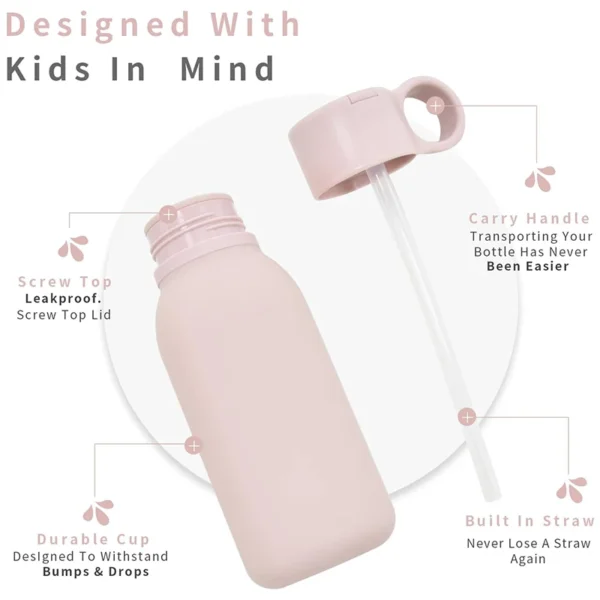 1PCS Baby Learn To Drink Cup Drinkware Silicone Cups For Toddlers & Kids LeakProof Child Water Cup Bottle Feeding Cup Baby Stuff - Image 4