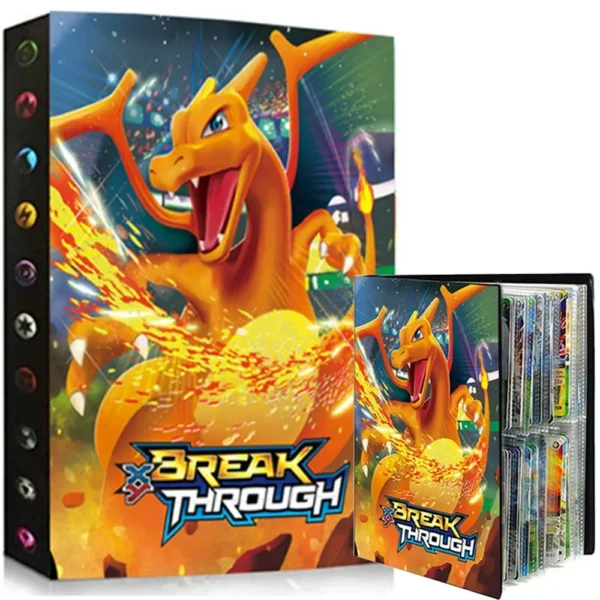 Protector Collection Card Album Charizard 432/240 Protect Card Cartoon Album Book Anime Game Cards Holder Binder Folder Toy Gift - Image 3