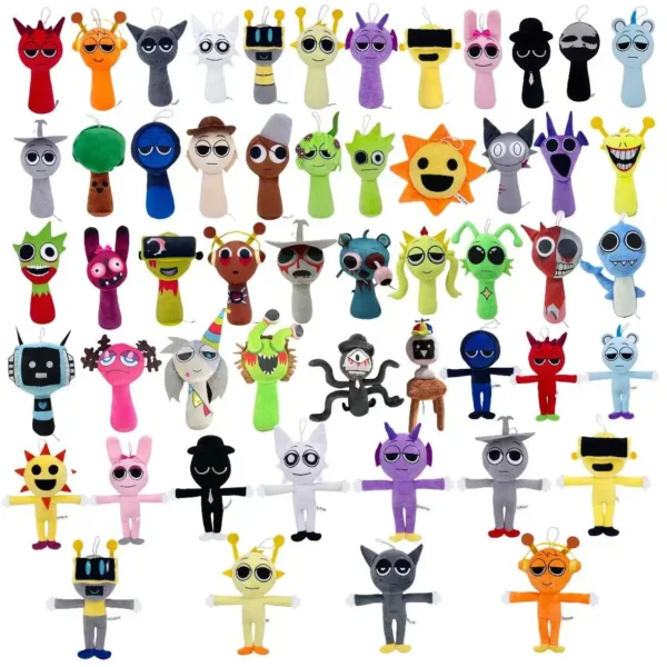 54styles Sprunki Plush Toys Sprunki Incredibox Plush Doll Sprunki Game Pillow Kids Birthday Gifts Stuffed Dolls Christmas Gift - Image 3