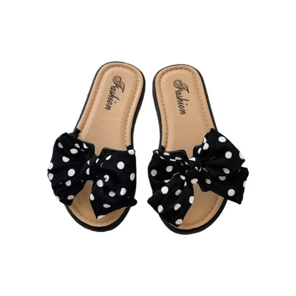 2025 New Bow Open Toe Slide Sandals Non-slip Flip Flops Children Home Slippers Kids Girls Summer Cute Beach Slippers - Image 5