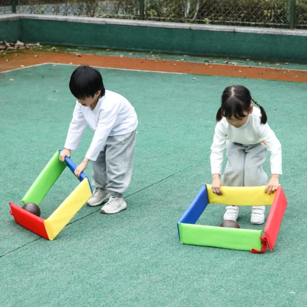 Children Fun Outdoor Games Jump Frame Drill Holes Toys Sensory Integration Training Kindergarten Kid Sports Props Multiple Plays - Image 3