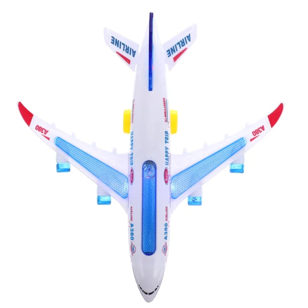 Electronic Aeroplane Toy with Music Autopilot Flash Sound Aircraft Automatic Rotation Plane Educational Toy Gift For Children - Image 6