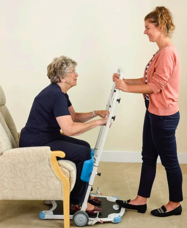 Healthcare Elderly Lift Chair Stand With Advance Transfer Aid Patient Turner Raiser System Walker & Rollator - Image 4