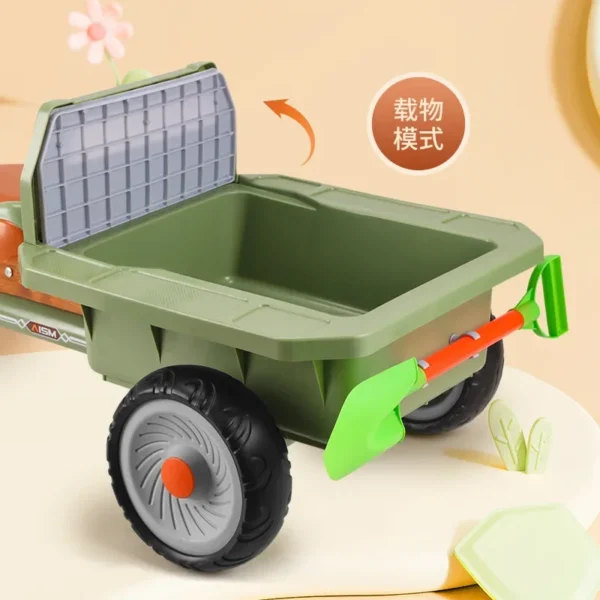 Children's Tricycle with Rear Bucket Large Bucket 2-7-year-old Baby Bicycles Double Stroller Toys - Image 4