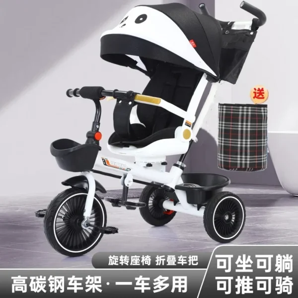 Children's Tricycles Bicycles for Sitting and Lying Down Baby Strollers Rotating Seats Walking Tools for Children - Image 4