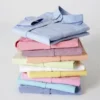 2023 Women’s Casual Long Sleeve Cotton Oxford Shirt – White Blouse, High-Quality Office Top for Ladies