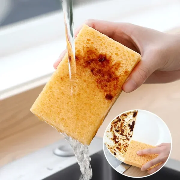 5Pcs Cleaning Sponge Rubs Compressed Sponges Wipes for Washing Dishes Scouring Pads Descaling Cooktop Tool Kitchen Accessories - Image 4