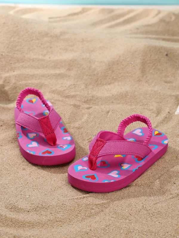 Children's flip-flops for summer wear, ins soft sole anti-slip beach sandals with thick soles - Image 4