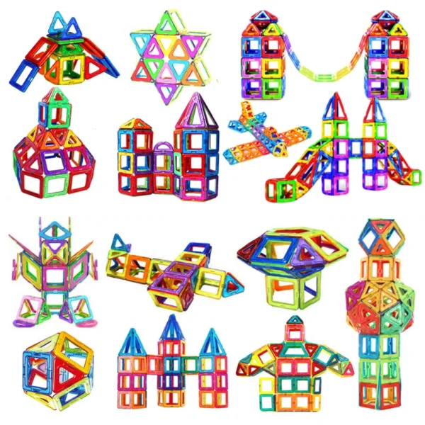 Magnetic Building Blocks Big Size and Mini Size DIY Magnets Toys for Kids Designer Construction Set Gifts for Children Toys - Image 6