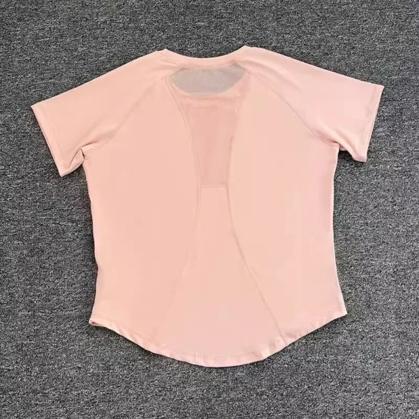 New Yoga Top Women's Breathable Running Training Fitness Short Sleeve Workout Fitness clothes - Image 4