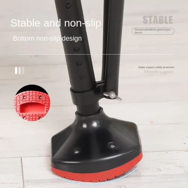 Single Leg Telescopic Walking Aid Support-Free Walking Aids Knee Walker Stick Hands Free Crutch Leg Knee Mobility Support - Image 4