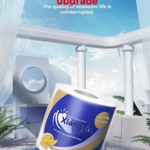 10PCS roll household paper towel in the name of roll paper, four layers of thick core roll toilet paper, toilet paper
