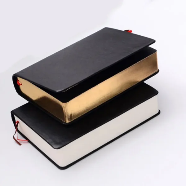 A6 Vintage Thick Paper Notebook Notepad Leather Bible Diary Book Zakka Journals Agenda Planner School Office Stationery Supplies - Image 3