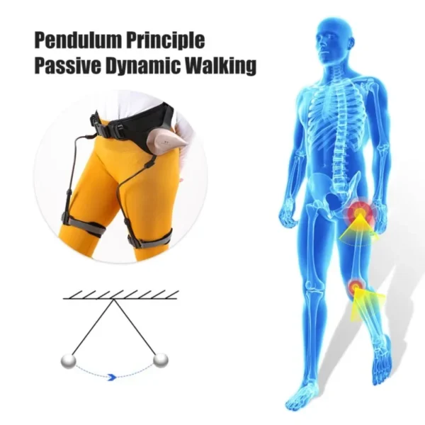 Walking Aid Bionic Body Power Walking Aids Stroke Hemiplegia Walker Lower Limb Rehabilitation Training Leg Walking Training Tool - Image 2