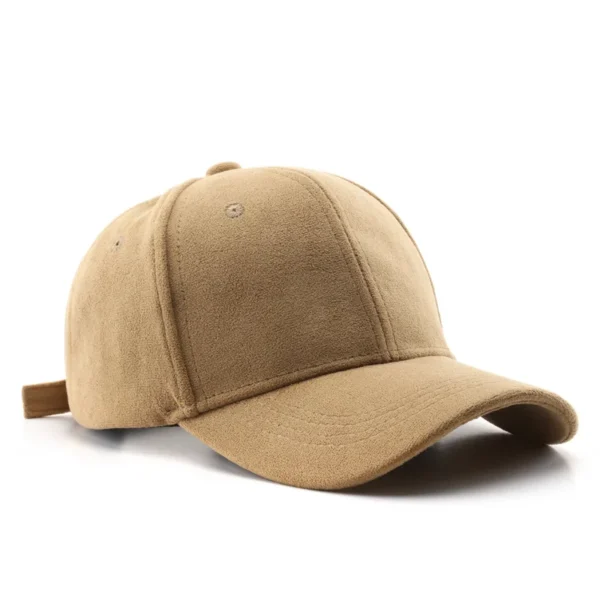 Casual Baseball Caps For Women Men Fashion Suede Hat Autumn Winter Outdoor Sun Caps Snapback Hats Unisex Solid Color Hip Hop Hat - Image 2