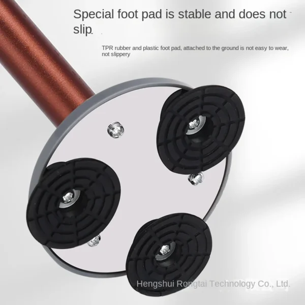 Aluminum alloy crutches with lights can be adjusted for the elderly crutches with one foot and three feet walking aid - Image 4