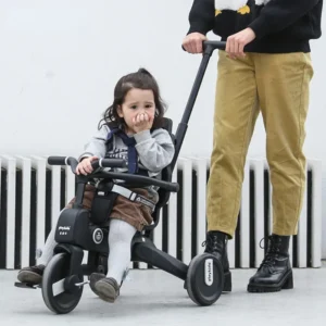 Children's Tricycle Multifunction Folding Baby Strollers Three Wheel Strollers Bidirectional Pram for Kids Trolley Baby Carriage