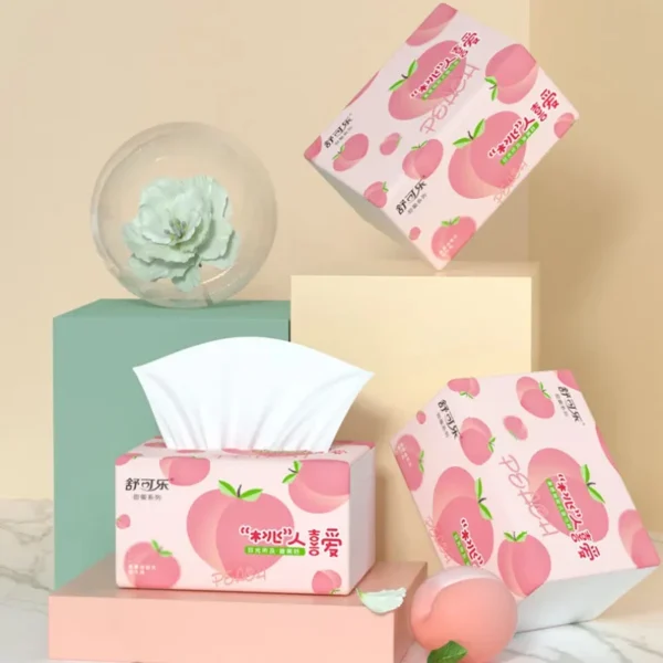 New 400 Sheets, 4-30 Large Bags Of Tissue Paper, Whole Box Of Large-sized Household Toilet Paper, Tissue Paper, Napkins - Image 2