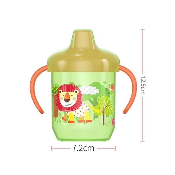 Cute Duckbill Cup Baby Learning Drinking Cup with Double Handle Flip Lid BPA Free Leakproof Infants Water Cups Bottle with Lid - Image 2