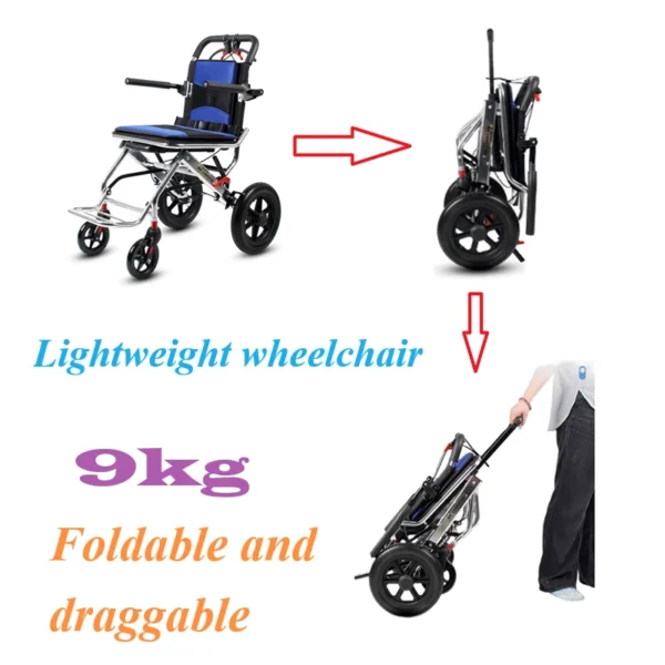 Aircraft wheelchair folding scooter - Image 3