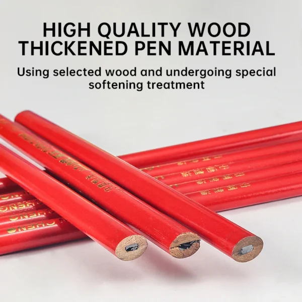 10/20/100PCs Thick Core Pencils Professional Carpenters Art Supplies Back to School Stationery Items for DIY Painting Drawing - Image 2
