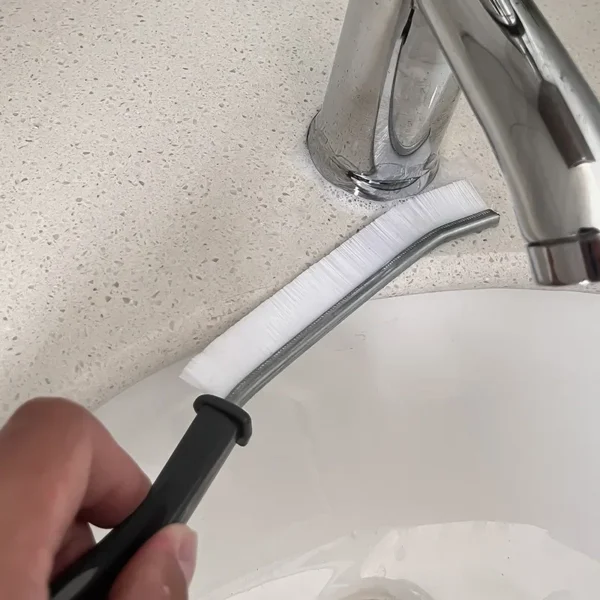 Gap Cleaning Brush Hard Bristled Crevice Cleaning Brush for Stiff Angled Bristles Tile Bathroom Kitchen Toilet Cleaning Tool - Image 2