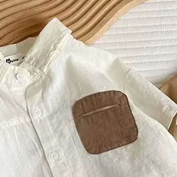 Ircomll Korean Short Sleeves Children's Shirts 2025 Summer Thin Comfortable Baby Top Children's Cardigan Outdoor Wear For 9M-5Y - Image 5