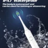Sonic Electric Toothbrushes for Adults Teeth Whitening Toothbrush IPX7 Waterproof Smart Timer 6 Replaceable Heads Set - Image 5