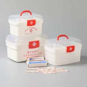 Home Medical First Aid Kit Drug Storage Box Multi-layer Portable Transparent Medicine Box Emergency Health Care Pharmaceutical