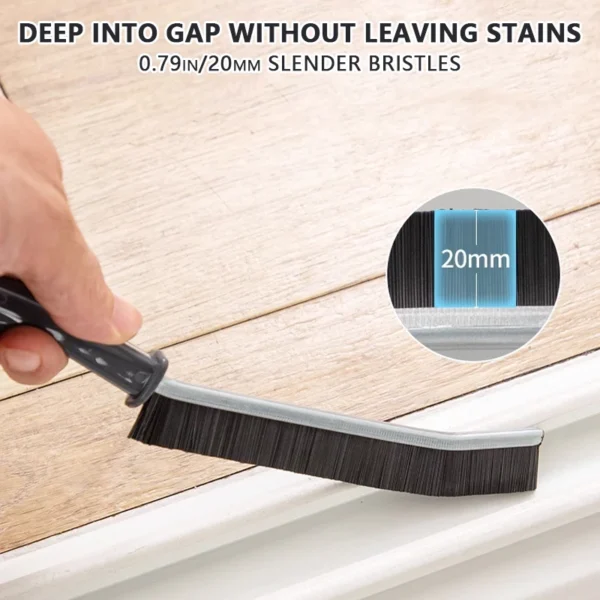 Cleaning Brush for Fine Seam Corners Groove Window Cleaning Tools Kitchen Bathroom Tiles Joints Brush Microfiber Toilet WC Brush - Image 2