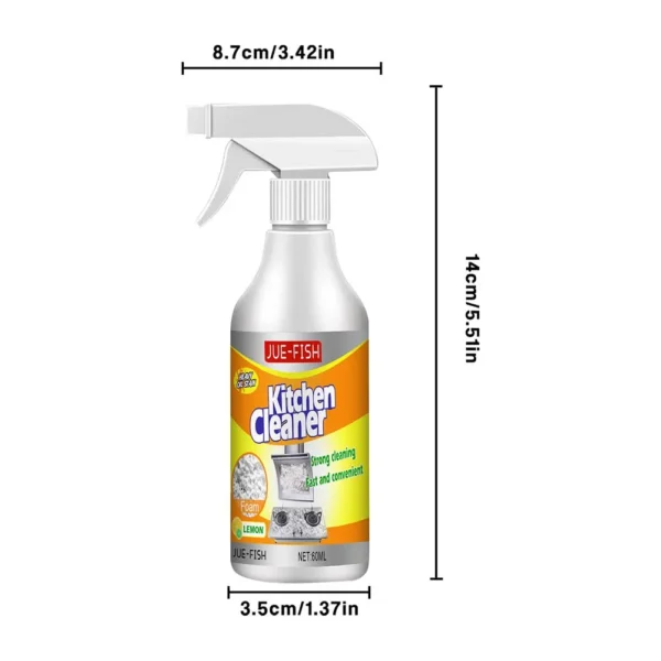 All-purpose Kitchen Pots & Pan Cleaner 60ml Household Cleaning Tools Kitchen Bubble Cleaner Grease Cleaner Kitchen Accessories - Image 6