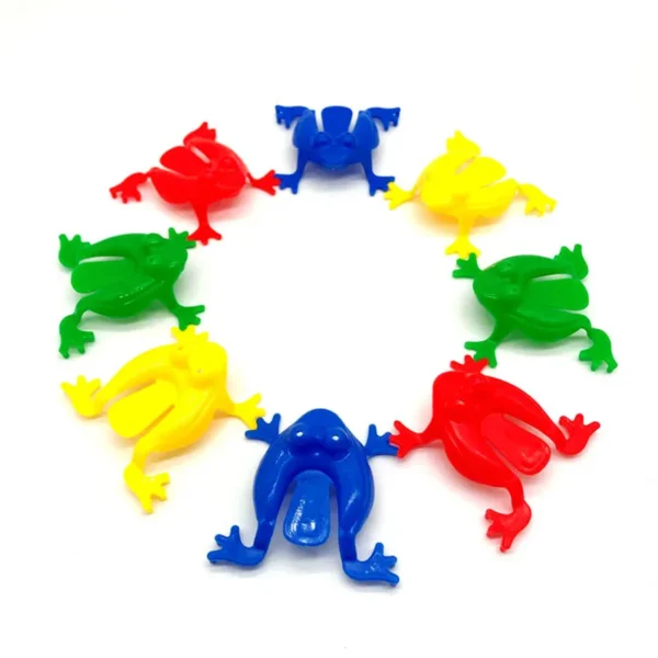 10-20Pcs Jumping Frog Bounce Fidget Toys For Kids Novelty Assorted Stress Reliever Toys For Children Birthday Gift Party Favor - Image 2