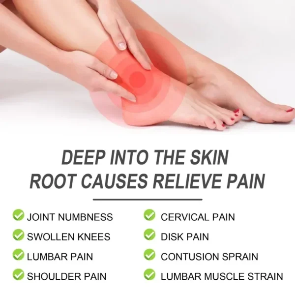 족저근막염Arthritis Treatment Gel Relieve Muscles Soreness Lumbar Pain Relieve Chinese Medical Plaster Body Health Care Analgesic Gel - Image 4