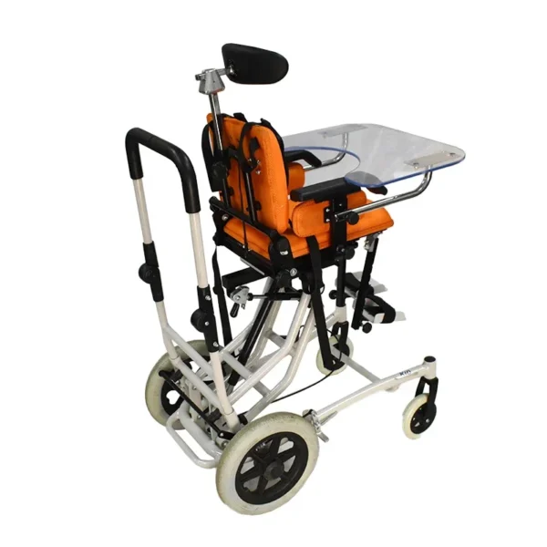 Medical therapy equipment children adjustable wheelchair safety wheelchair with food table for cerebral palsy children - Image 3