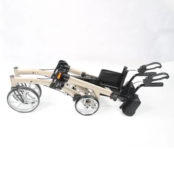 Folding Mobility Walker Rollator With Seat and armrest - Image 6