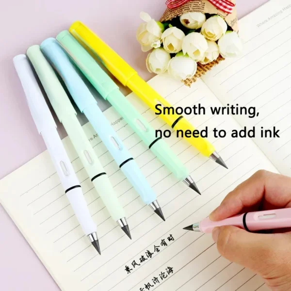 10 Pcs/Set Unlimited Eternal new Pencil No Ink Writing Magic Pencil for Writing Art Sketch Stationery kawaii pen school supplies - Image 3